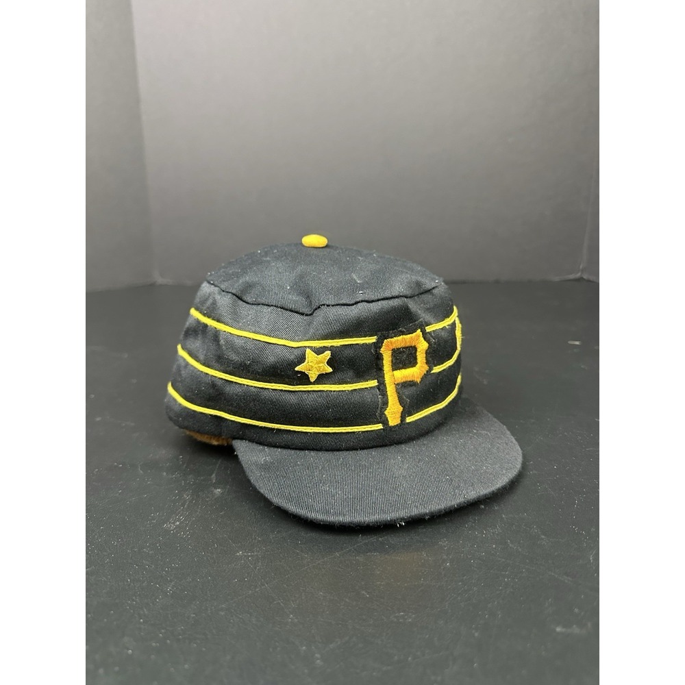 Vintage Pittsburgh Pirates Hat Cap Youth 2-4 Pillbox Seam o Snaps 70s 80s